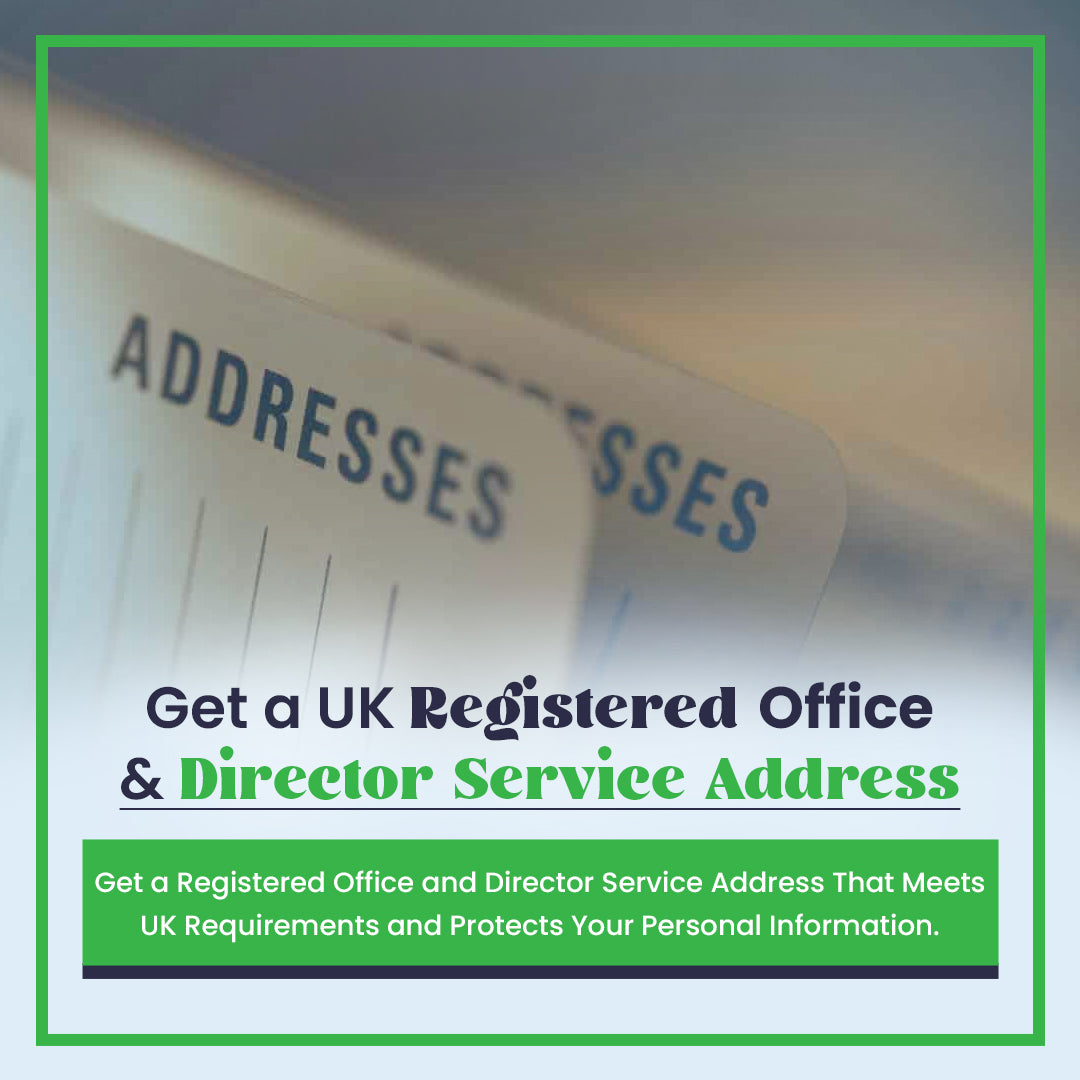 Registered Office + Director Service Address In UK