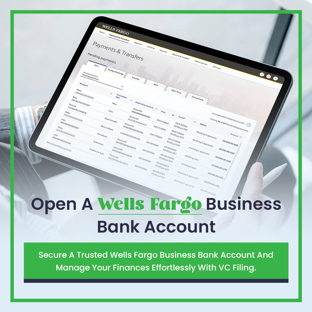 Wells Fargo Business Bank Account